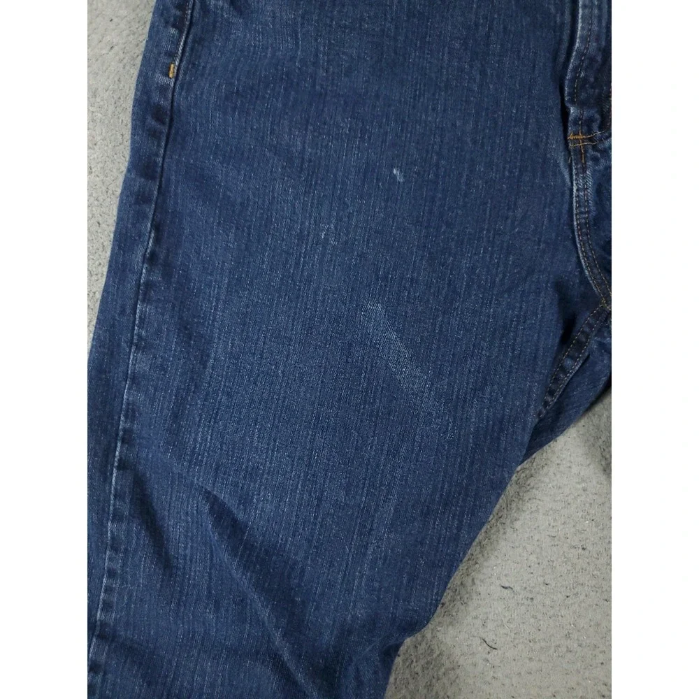 Nautica Jeans Mens Size 38x30 Blue Straight Leg Denim Pants *